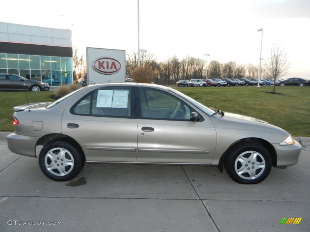 Sandrift Metallic 2002 Chevrolet Cavalier LS Sedan Exterior Photo #74965985