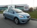 2009 Zephyr Blue Metallic Toyota Yaris Sedan #74925462