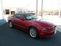 2013 Red Candy Metallic Ford Mustang V6 Premium Convertible  photo #7