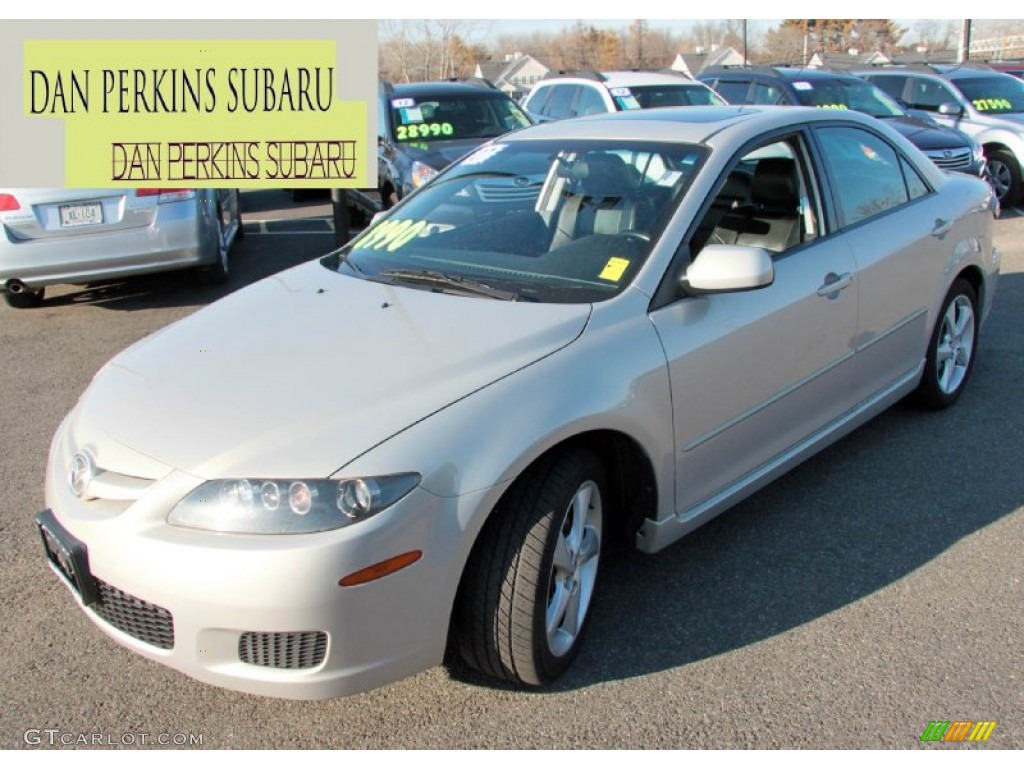 2007 MAZDA6 i Touring Sedan - Smokestone / Black photo #1