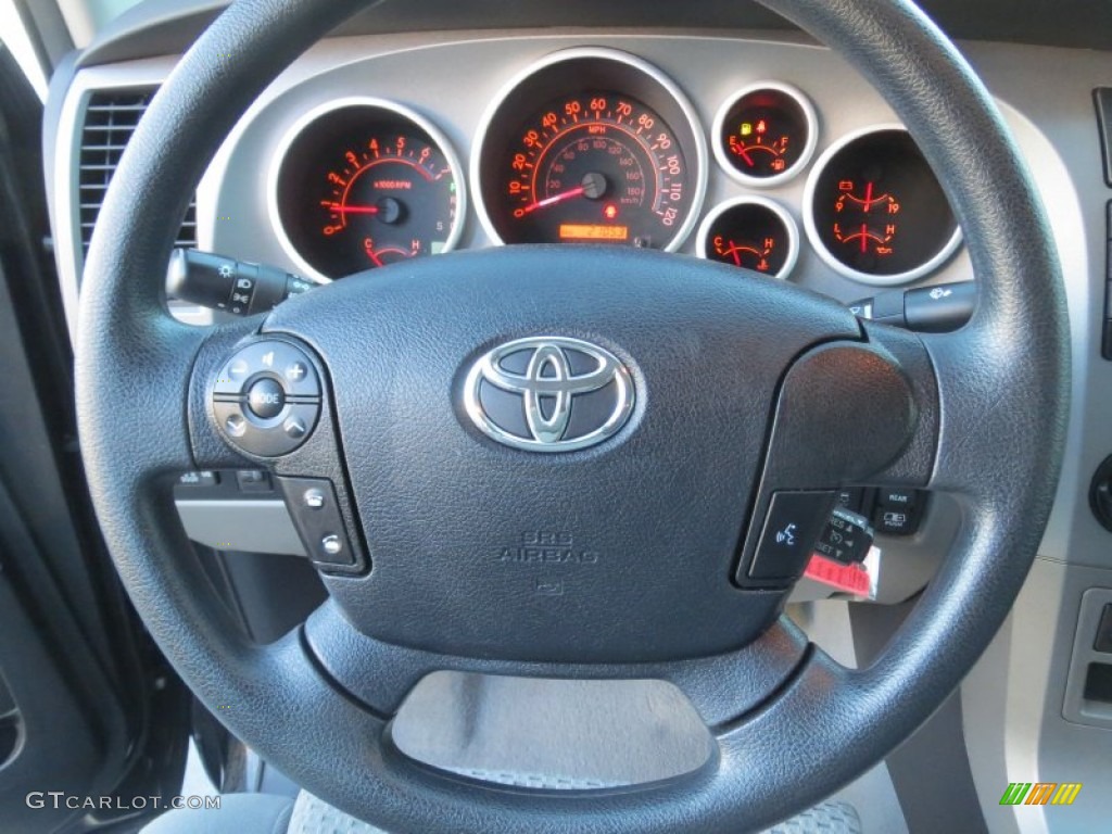 2011 Tundra SR5 Double Cab - Black / Graphite Gray photo #38