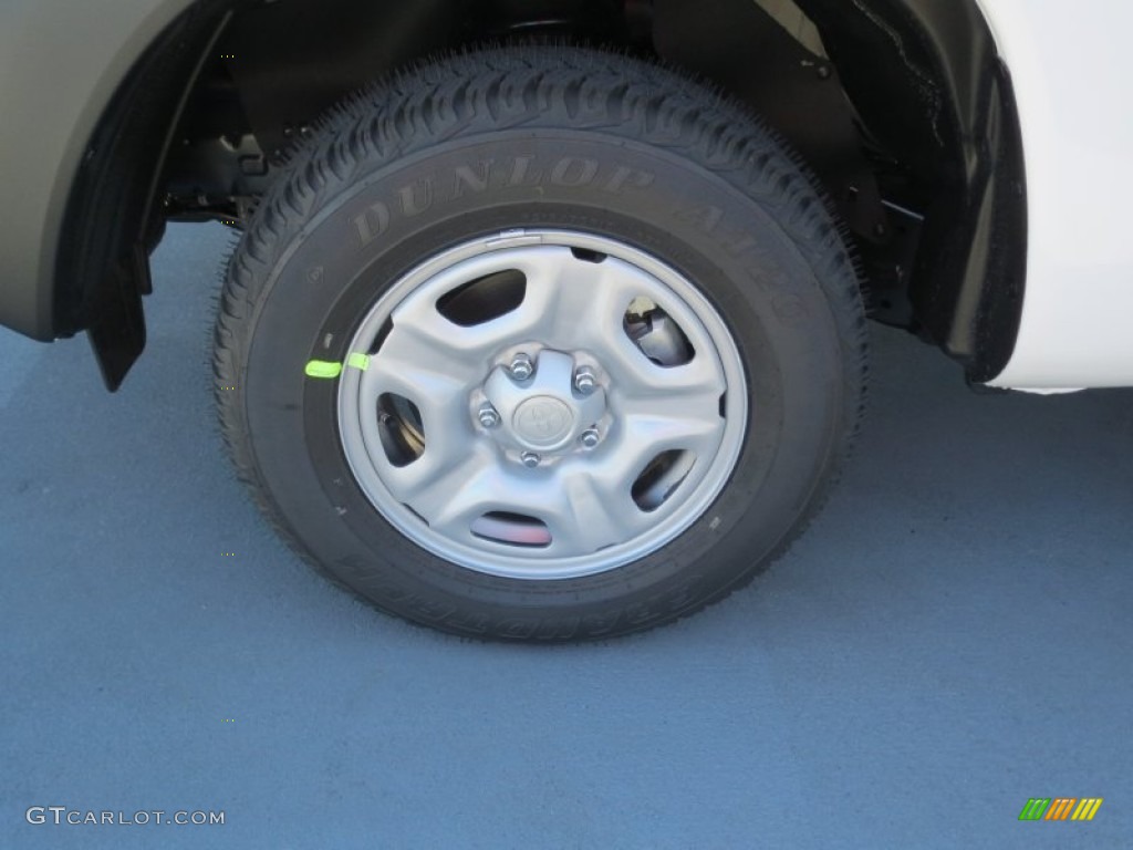 2013 Tacoma Regular Cab - Super White / Graphite photo #10