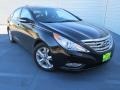 2013 Midnight Black Hyundai Sonata SE  photo #1