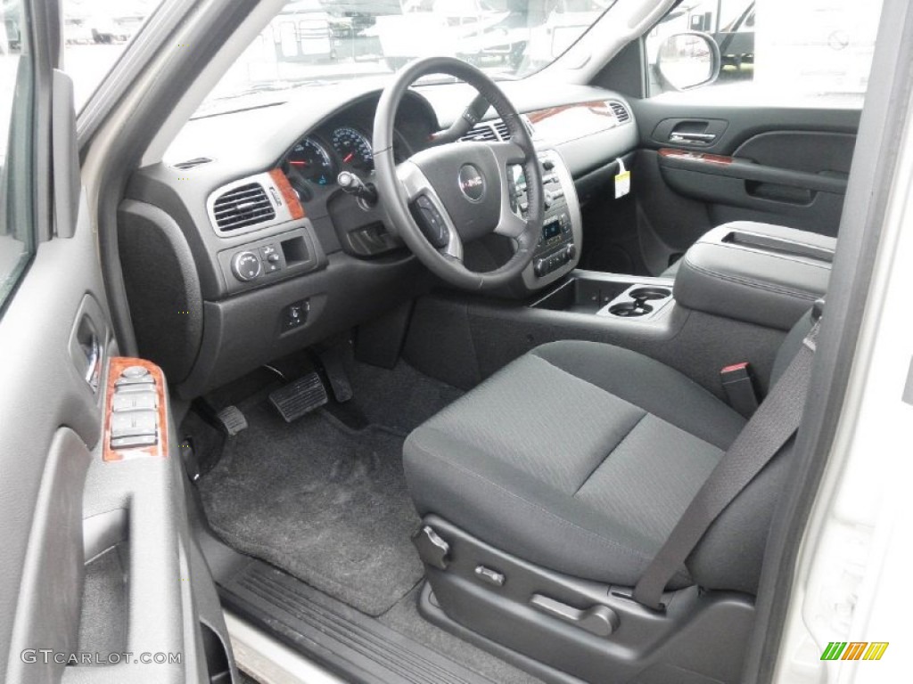 Ebony Interior 2013 GMC Yukon SLE Photo #74969950