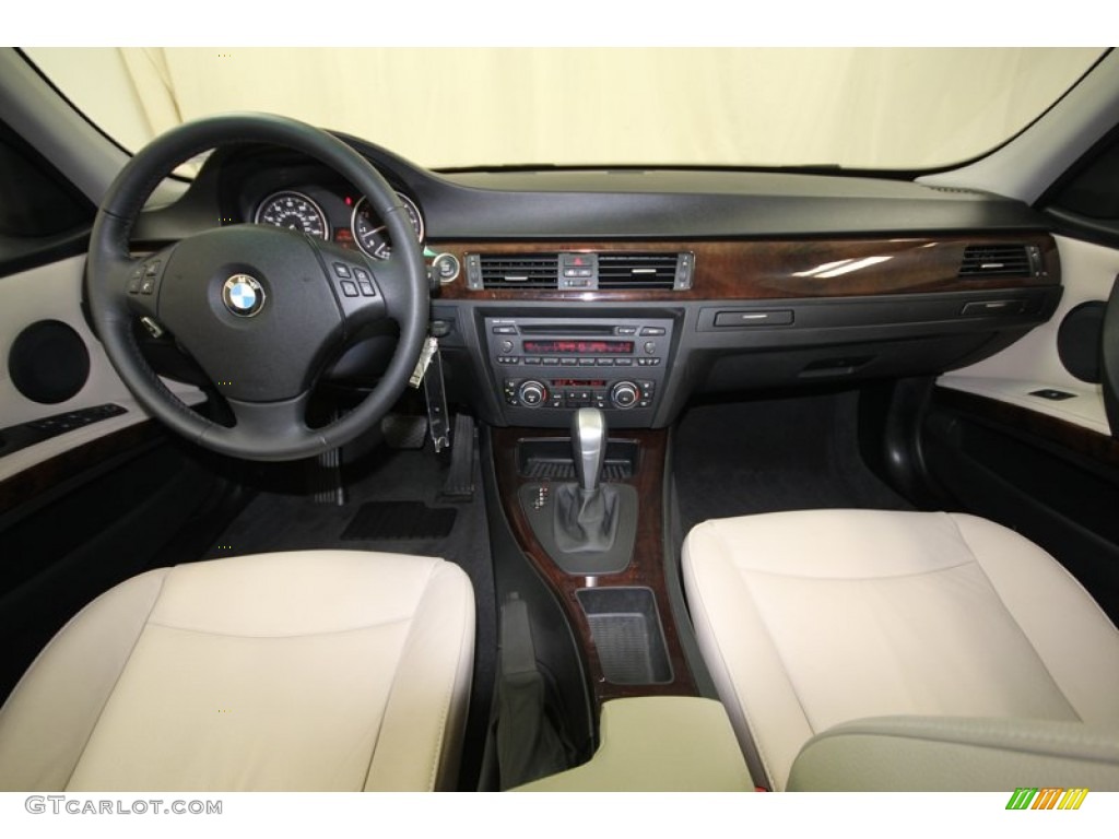 2011 BMW 3 Series 328i Sedan Oyster/Black Dakota Leather Dashboard Photo #74970002