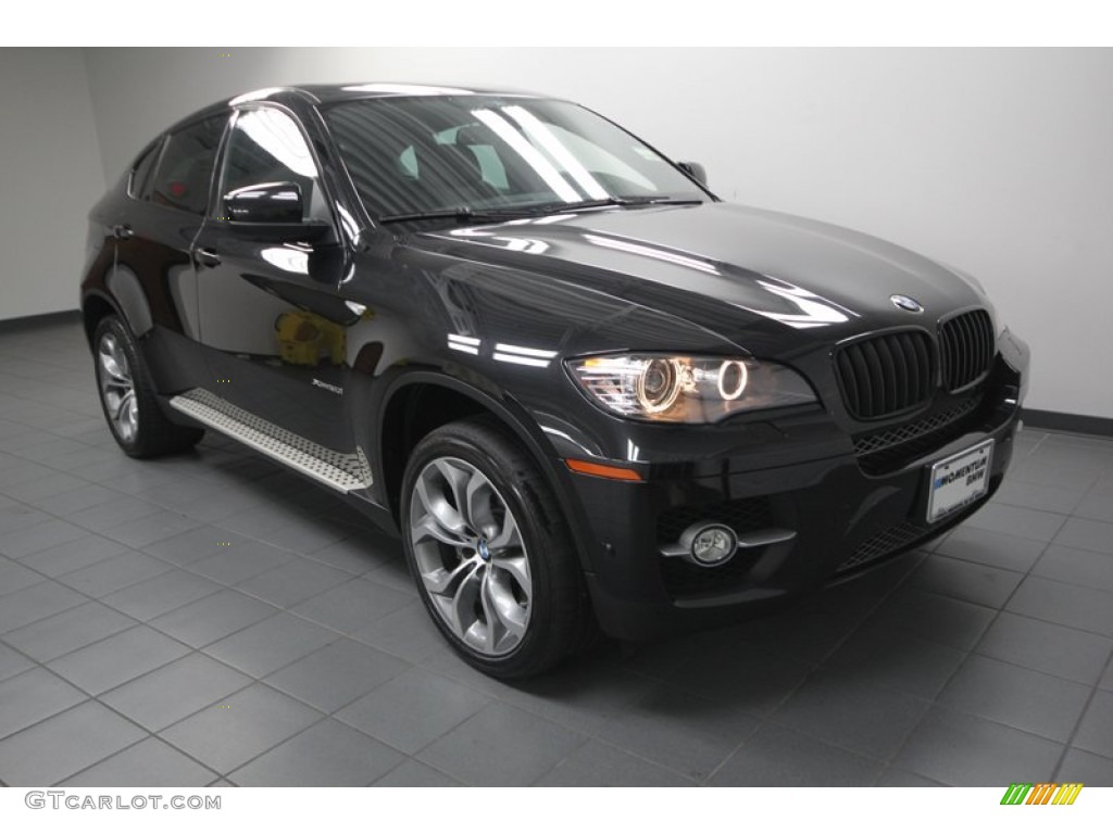 2012 X6 xDrive50i - Black Sapphire Metallic / Black photo #1