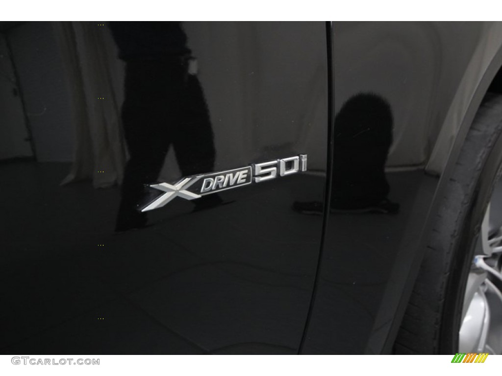 2012 X6 xDrive50i - Black Sapphire Metallic / Black photo #45