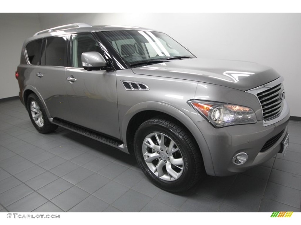 2011 QX 56 - Platinum Graphite / Graphite photo #8