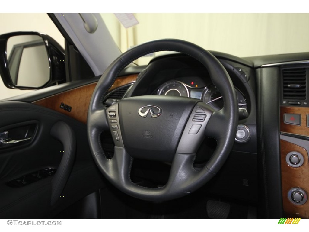 2011 QX 56 - Platinum Graphite / Graphite photo #39