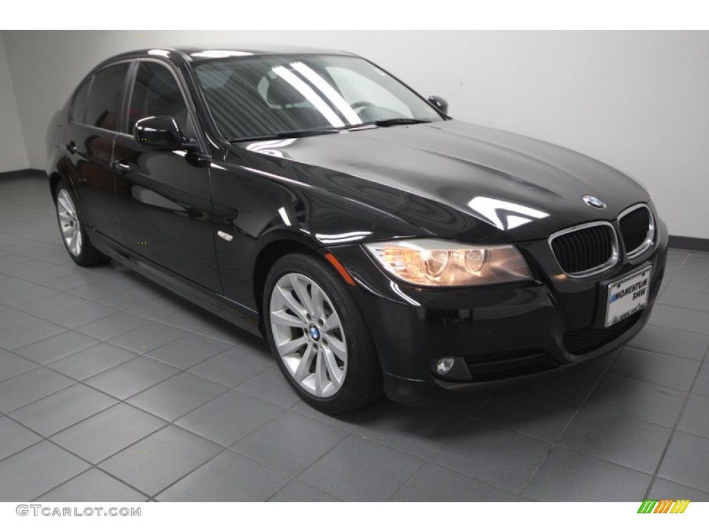 2010 3 Series 328i Sedan - Jet Black / Black photo #1