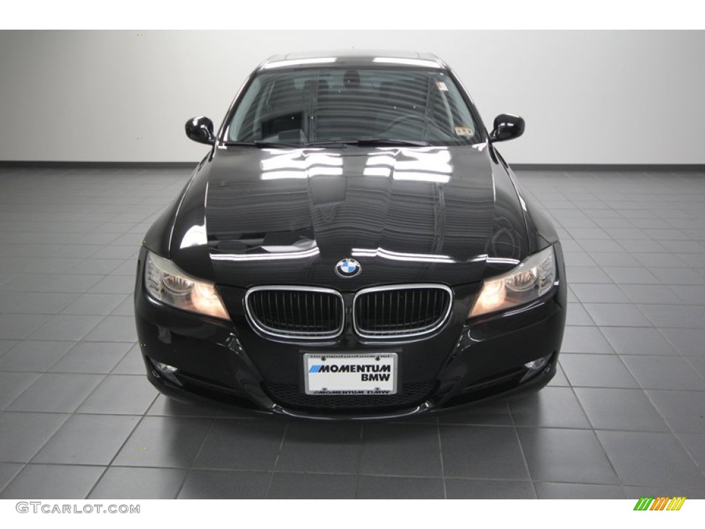 2010 3 Series 328i Sedan - Jet Black / Black photo #6