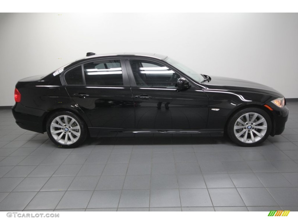 2010 3 Series 328i Sedan - Jet Black / Black photo #7