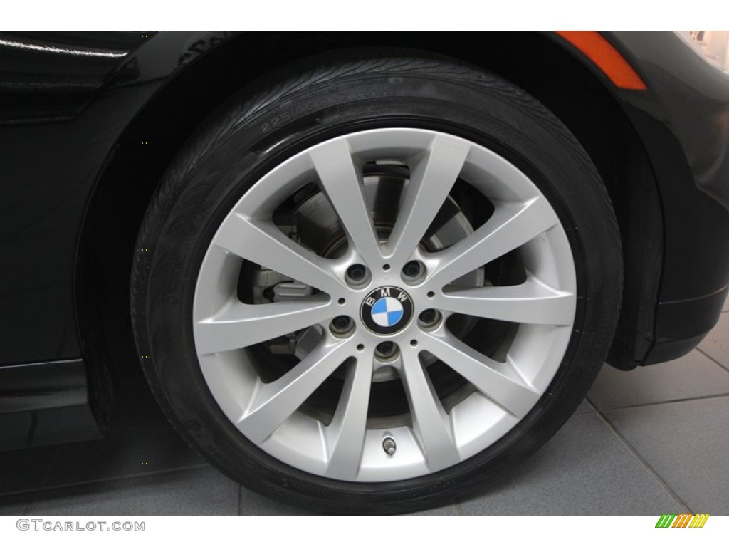 2010 3 Series 328i Sedan - Jet Black / Black photo #9