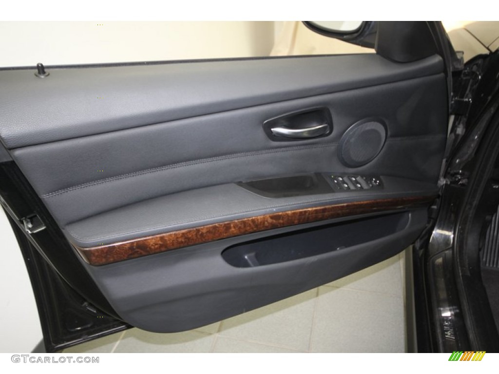 2010 3 Series 328i Sedan - Jet Black / Black photo #15