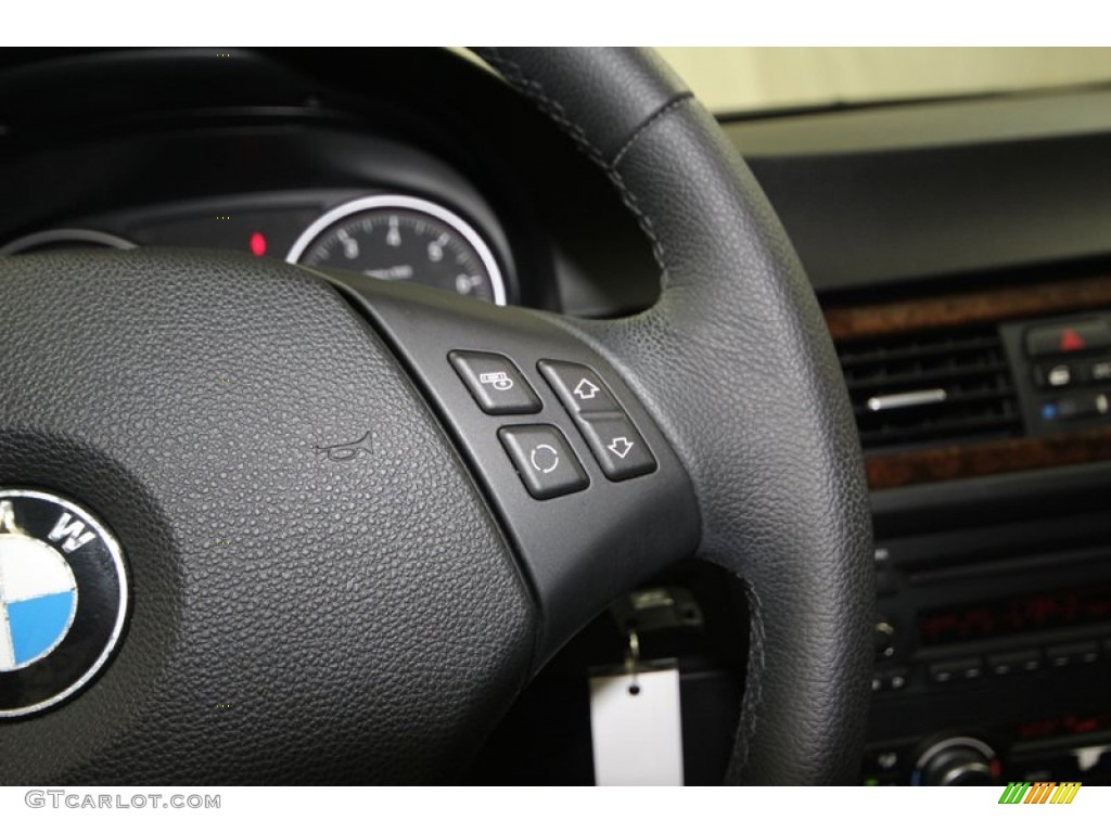 2010 3 Series 328i Sedan - Jet Black / Black photo #24