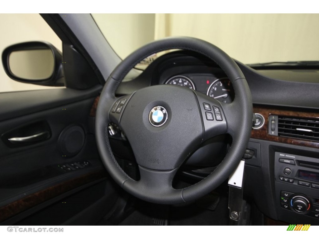 2010 3 Series 328i Sedan - Jet Black / Black photo #28