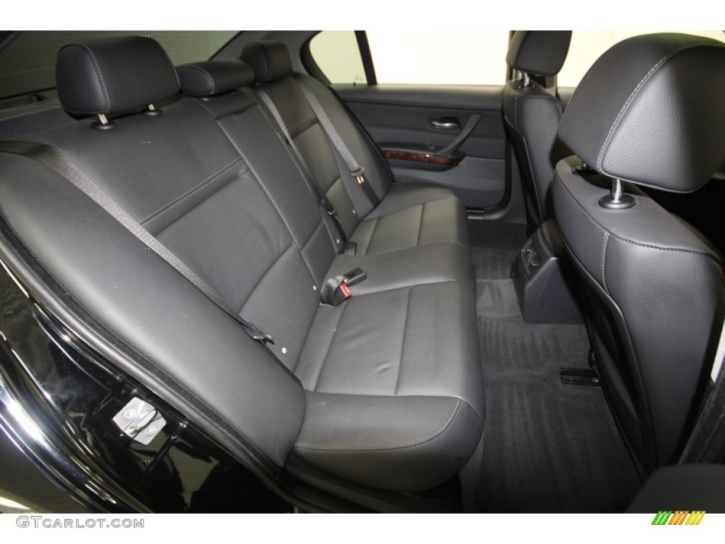 2010 3 Series 328i Sedan - Jet Black / Black photo #34