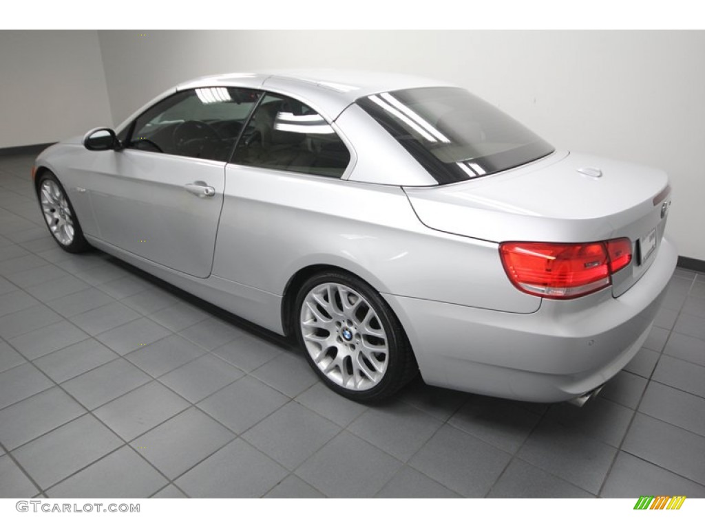 2008 3 Series 328i Convertible - Titanium Silver Metallic / Cream Beige photo #5