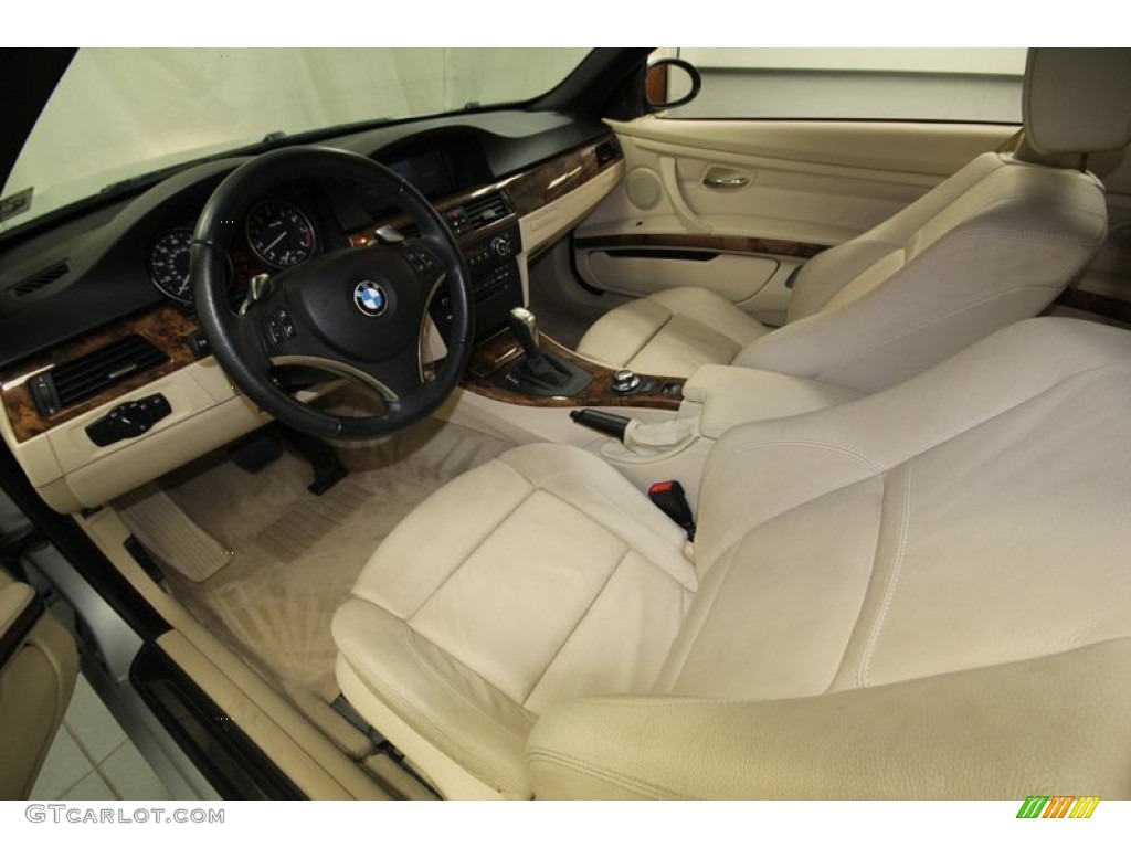 Cream Beige Interior 2008 BMW 3 Series 328i Convertible Photo #74971885