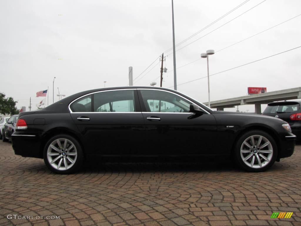2007 7 Series 750Li Sedan - Jet Black / Black photo #6