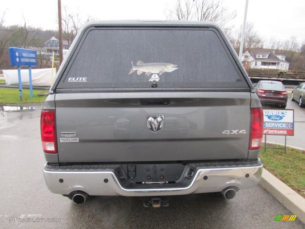 2009 Ram 1500 Laramie Quad Cab 4x4 - Mineral Gray Metallic / Dark Slate/Medium Graystone photo #4