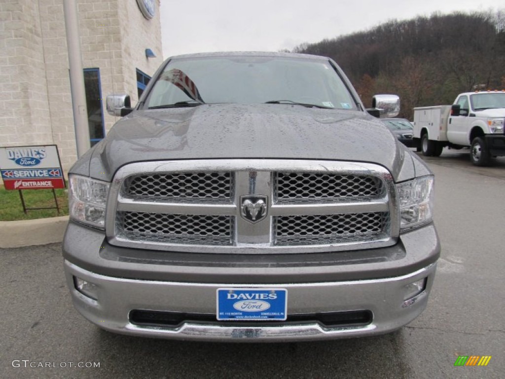 2009 Ram 1500 Laramie Quad Cab 4x4 - Mineral Gray Metallic / Dark Slate/Medium Graystone photo #6