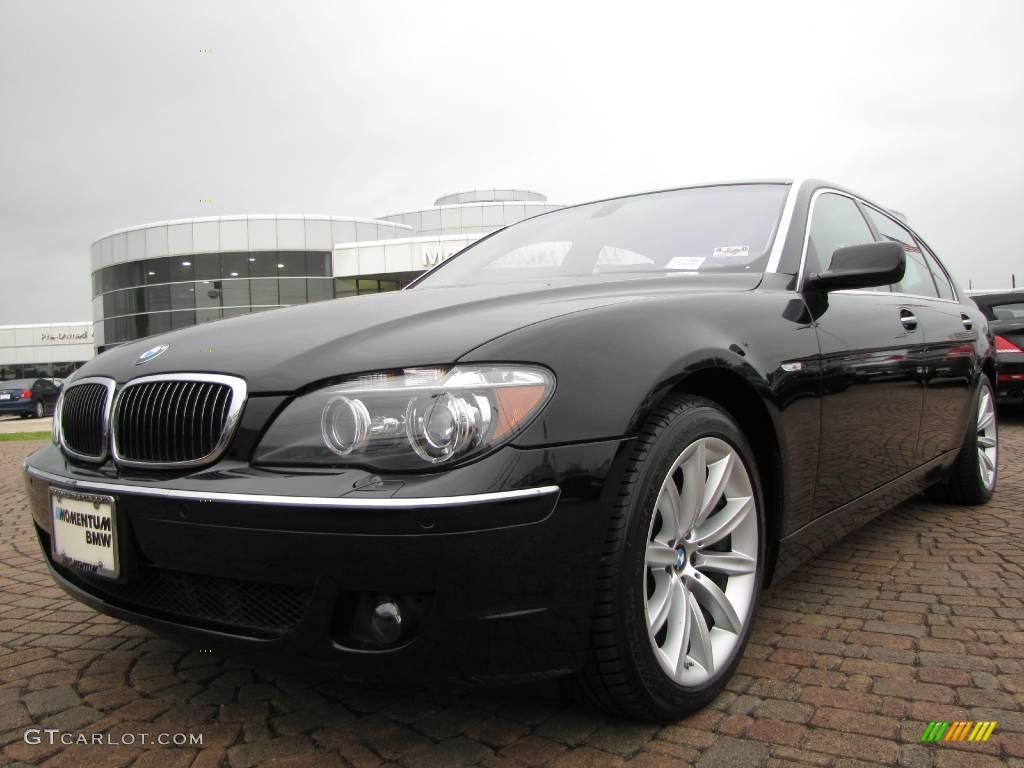 2007 7 Series 750Li Sedan - Jet Black / Black photo #9