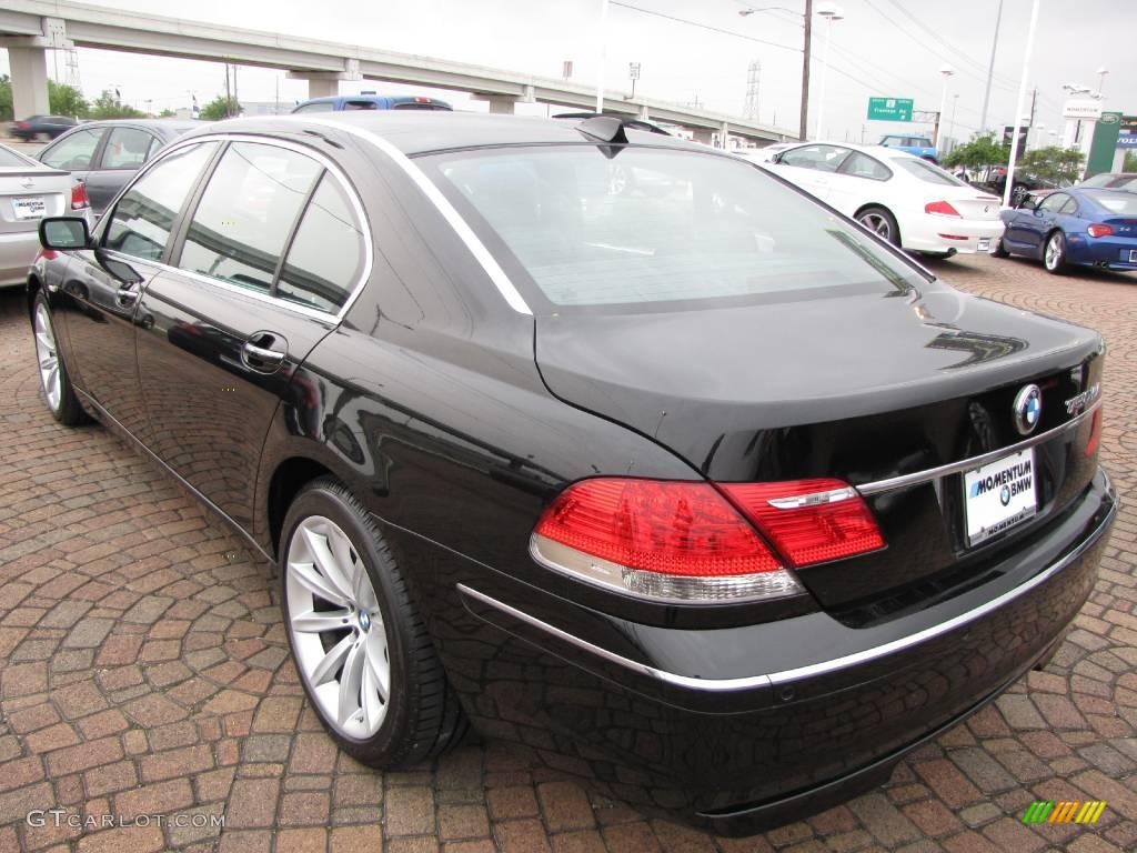 2007 7 Series 750Li Sedan - Jet Black / Black photo #11