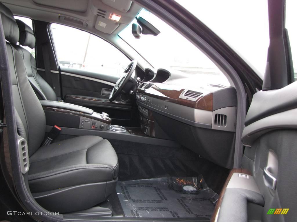2007 7 Series 750Li Sedan - Jet Black / Black photo #18