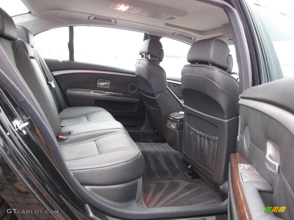 2007 7 Series 750Li Sedan - Jet Black / Black photo #19