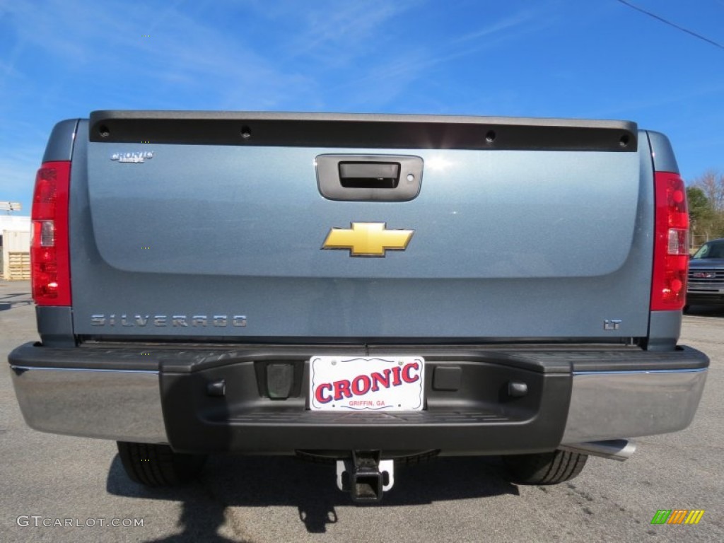 2013 Silverado 1500 LT Crew Cab - Blue Granite Metallic / Light Titanium/Dark Titanium photo #6