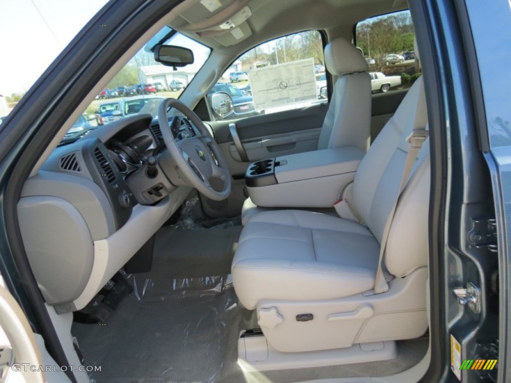 2013 Silverado 1500 LT Crew Cab - Blue Granite Metallic / Light Titanium/Dark Titanium photo #10