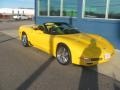 2003 Millenium Yellow Chevrolet Corvette Convertible  photo #7