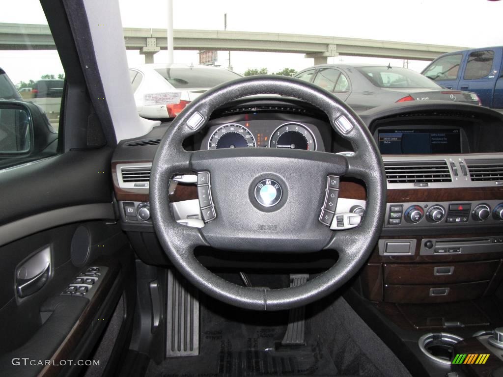 2007 7 Series 750Li Sedan - Jet Black / Black photo #28