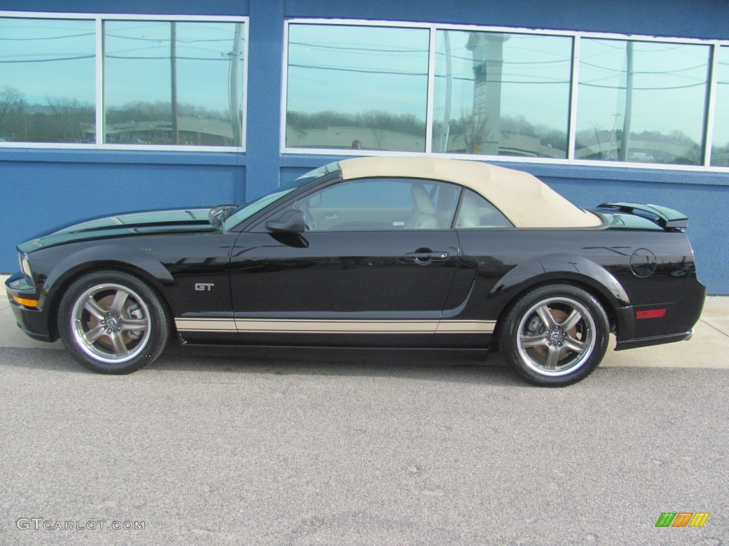 2005 Mustang GT Premium Convertible - Black / Medium Parchment photo #3