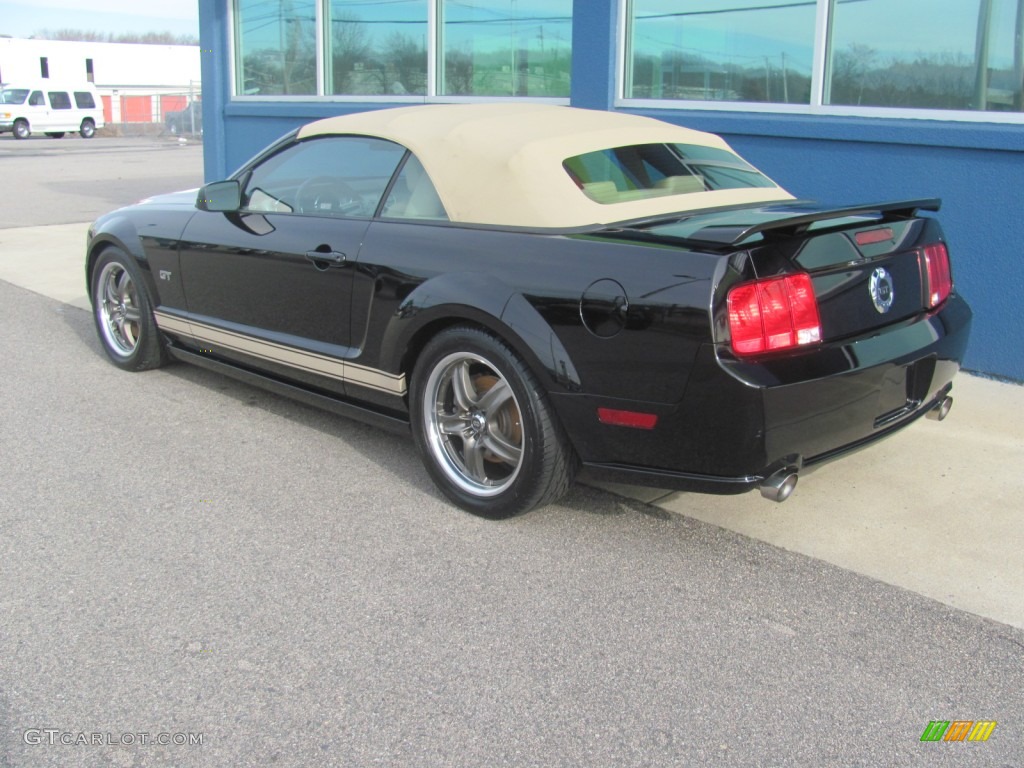 2005 Mustang GT Premium Convertible - Black / Medium Parchment photo #4