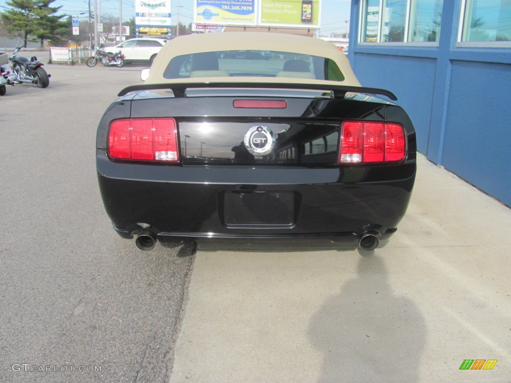 2005 Mustang GT Premium Convertible - Black / Medium Parchment photo #5
