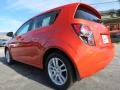 2013 Inferno Orange Metallic Chevrolet Sonic LT Hatch  photo #5