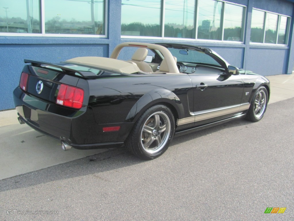 2005 Mustang GT Premium Convertible - Black / Medium Parchment photo #8