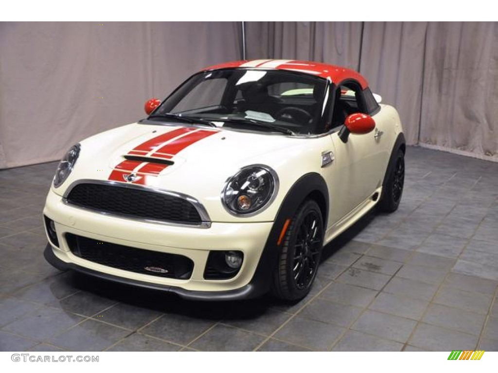 Pepper White 2012 Mini Cooper John Cooper Works Coupe Exterior Photo #74975423