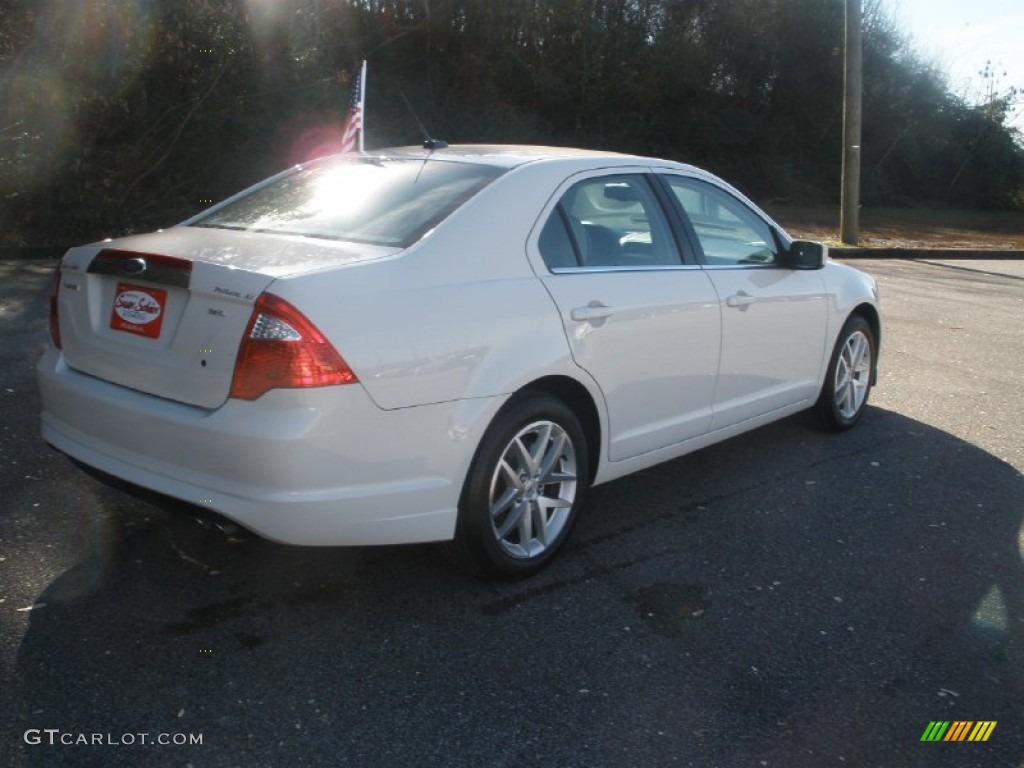 2010 Fusion SEL - White Suede / Medium Light Stone photo #3