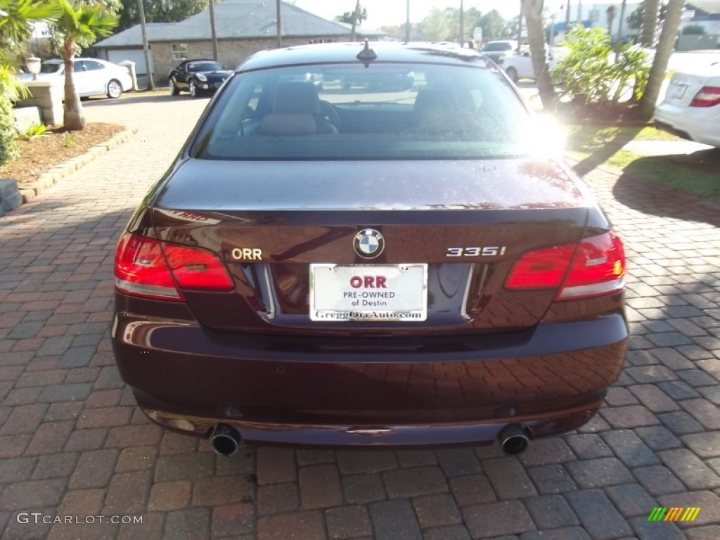 2009 3 Series 335i Coupe - Barbara Red Metallic / Saddle Brown Dakota Leather photo #5