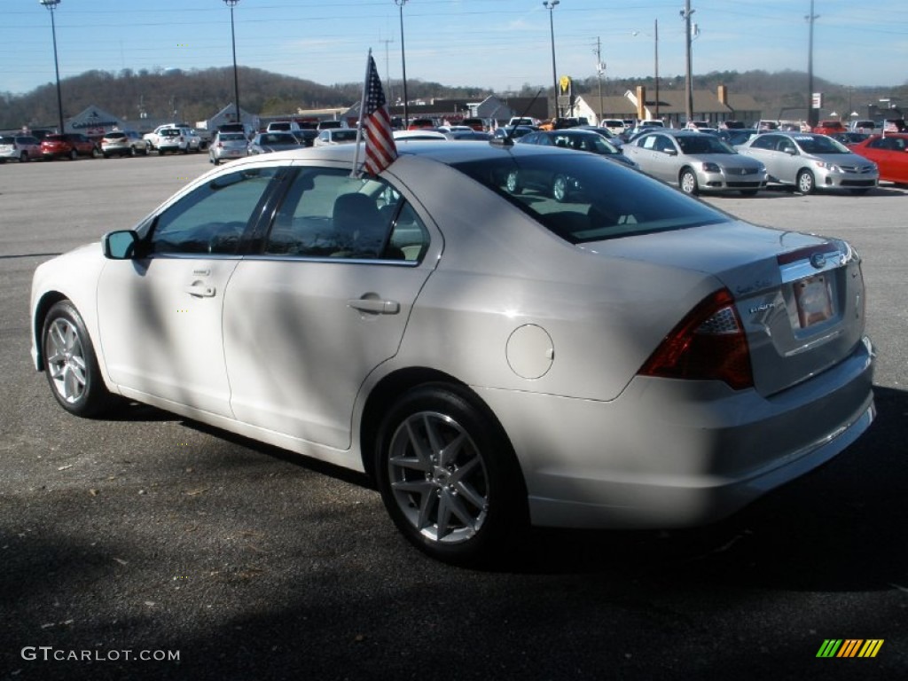 2010 Fusion SEL - White Suede / Medium Light Stone photo #11