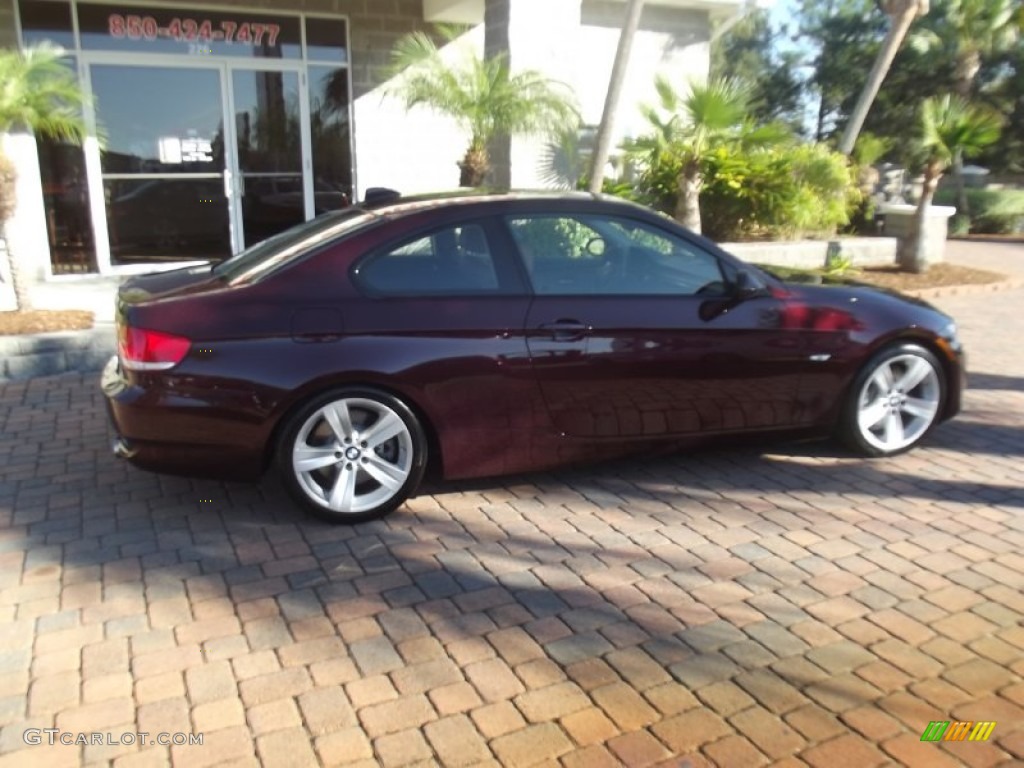 2009 3 Series 335i Coupe - Barbara Red Metallic / Saddle Brown Dakota Leather photo #7