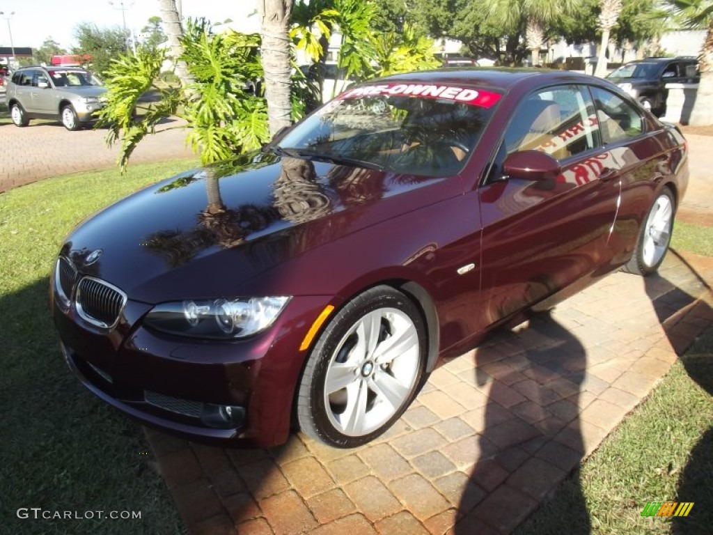 2009 3 Series 335i Coupe - Barbara Red Metallic / Saddle Brown Dakota Leather photo #14