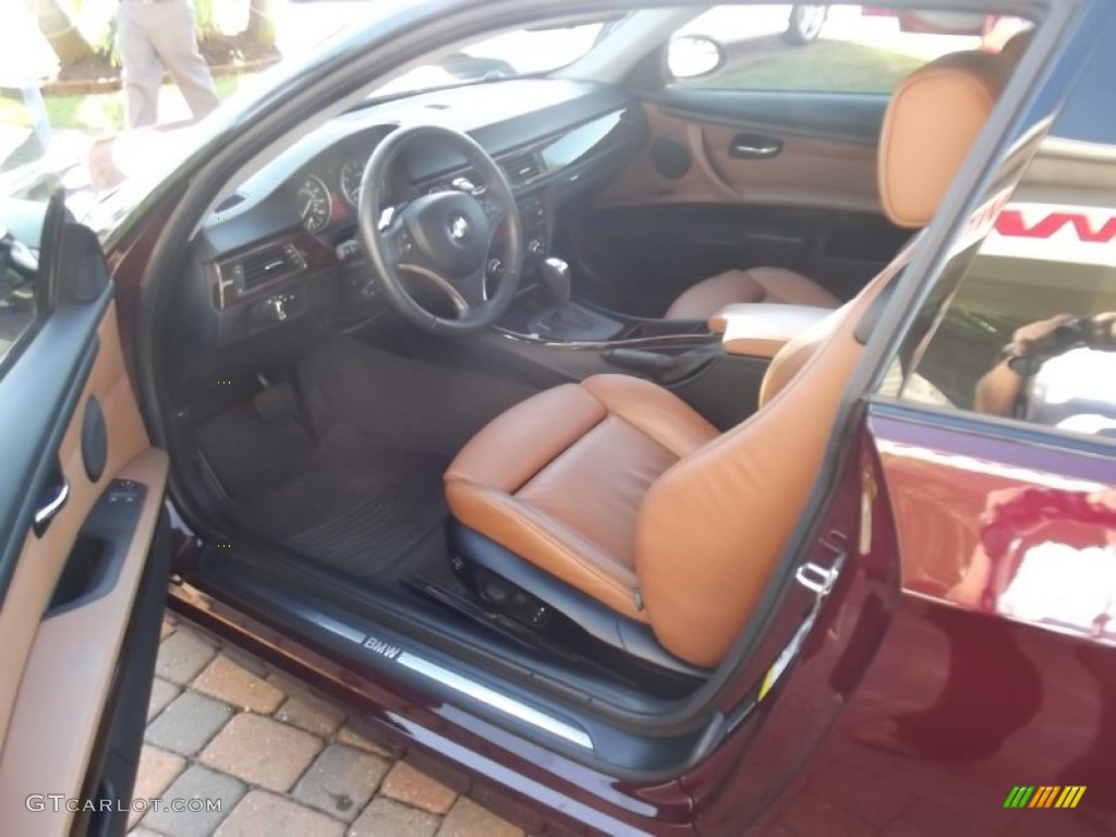 2009 3 Series 335i Coupe - Barbara Red Metallic / Saddle Brown Dakota Leather photo #22