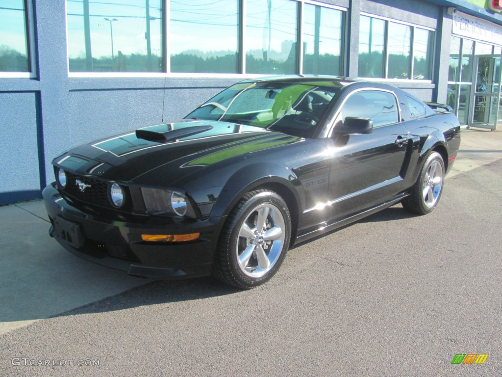 2007 Mustang GT/CS California Special Coupe - Black / Black/Dove Accent photo #2