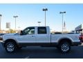 2013 White Platinum Tri-Coat Ford F250 Super Duty Lariat Crew Cab 4x4  photo #5