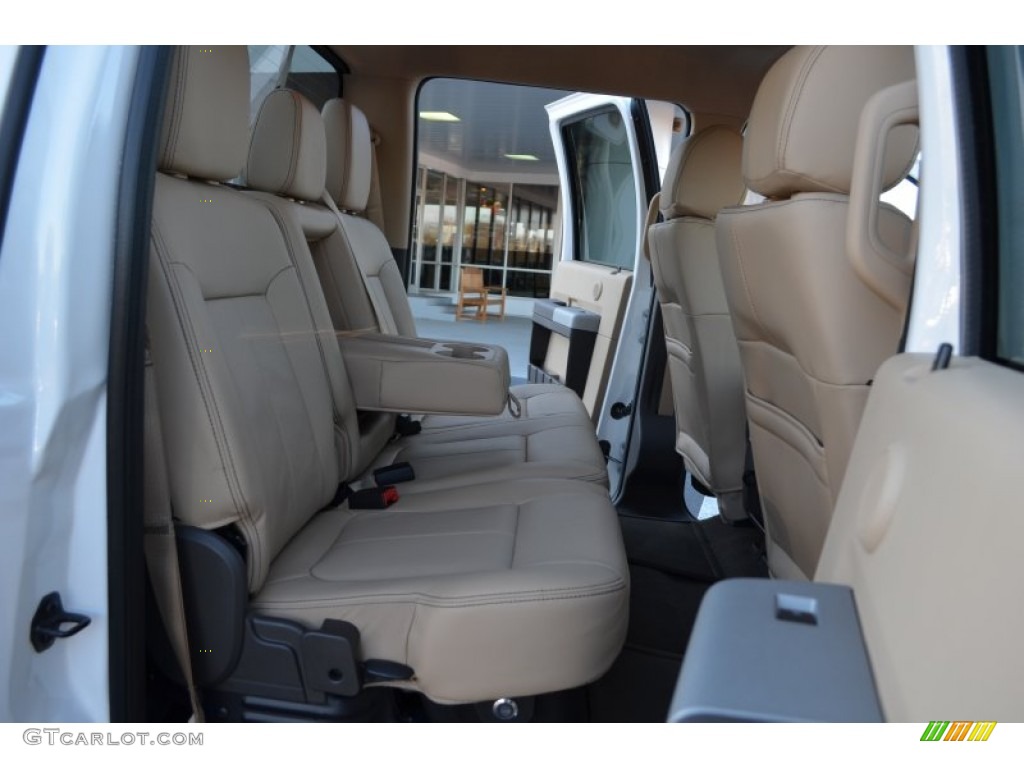 2013 Ford F250 Super Duty Lariat Crew Cab 4x4 Rear Seat Photo #74977903