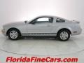 2007 Satin Silver Metallic Ford Mustang V6 Deluxe Coupe  photo #3